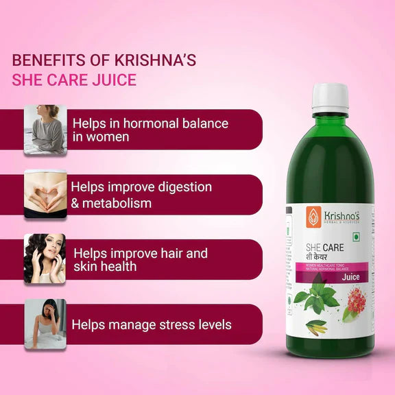 Krishna's Herbal & Ayurveda She Care Juice for Women Wellness - 1000 ml image 4