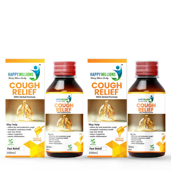HappyMillions Cough Relief Syrup - 100 ml image 4