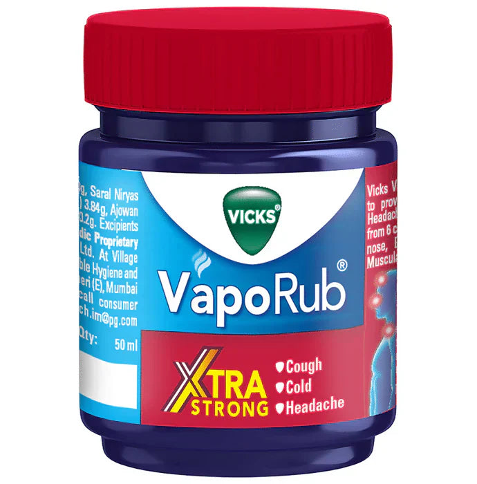 Vicks VapoRub Xtra Strong - Menthol & Eucalyptus Balm image 3