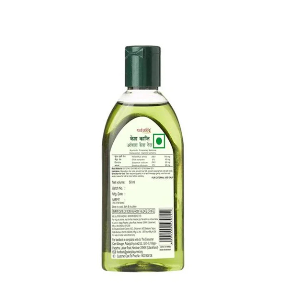 Patanjali Kesh Kanti Amla Hair Oil -50 ml - Pack of 1 image 4