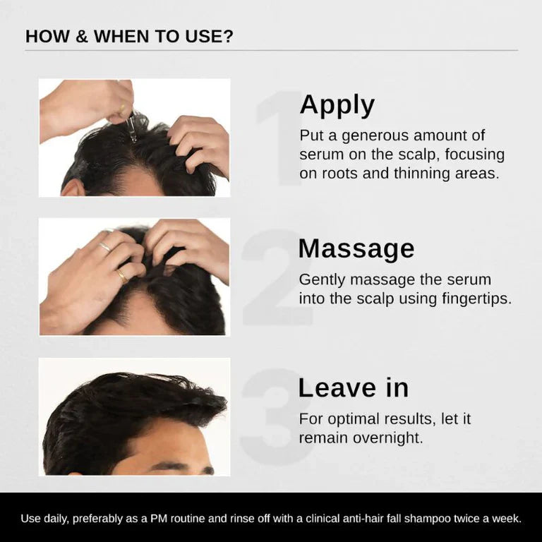Bare Anatomy Advanced Hair Growth Serum with Rosemary, Biotin & Rice Extract image 4