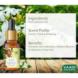 Vaadi Herbals Jasmine 100% Pure Essential Oil Therapeutic Grade -10 ML image 3