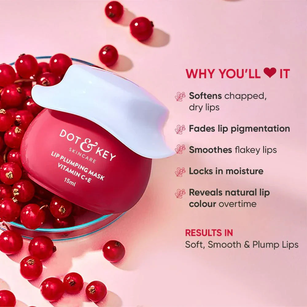 Dot & Key Lip Plumping Sleeping Mask -15 ml image 2