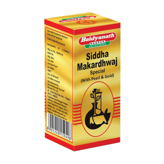 Baidyanath Siddha Makardhwaja Special -10 tabs image 1