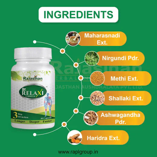 Dr Relaxi Herbal Capsules for Joints Pain and Arthritis image 2