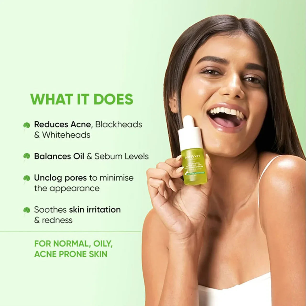 Dot & Key 2% Salicylic + Zinc Acne Busting Face Serum For Acne & Oil Control -30 ml image 6