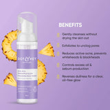 Dot & Key AHA BHA & Pineapple Glow Foaming Face Wash  -80 ml image 2