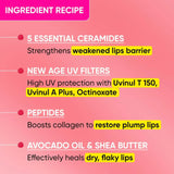 Dot & Key Barrier Repair Ceramide & Peptide SPF 50 Lip Balm - Plush Pink, UVA+UVB -10 gm image 6
