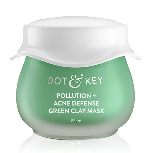 Dot & Key Pollution + Acne Defense Green Clay Face Mask -85 gm image 1