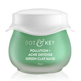 Dot & Key Pollution + Acne Defense Green Clay Face Mask -85 gm image 1
