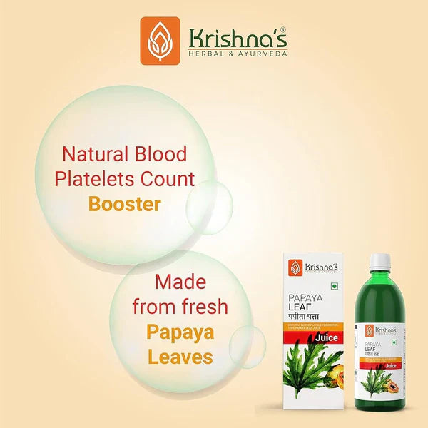 Krishna's Herbal & Ayurveda Papaya Leaf Juice image 3
