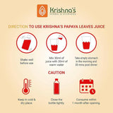 Krishna's Herbal & Ayurveda Papaya Leaf Juice image 5