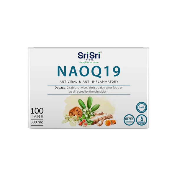 Sri Sri Tattva NAOQ19 Antiviral & Anti Inflammatory Tablets - 100 tabs image 1