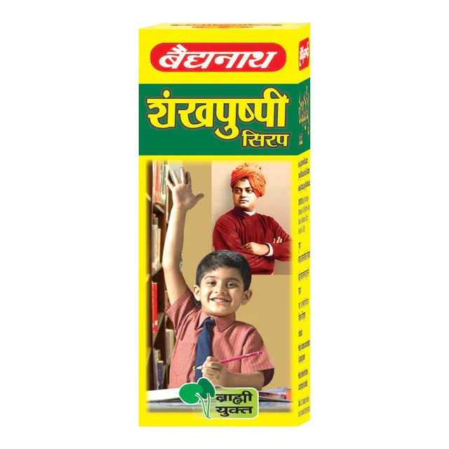 Baidyanath Kolkata Shankhapushpi Syrup -200 ml - Pack of 1 image 1