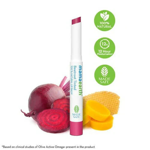 Mamaearth Beetroot Tinted 100% Natural Lip Balm-Natural Pink - 2 gm image 2