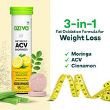 OZiva Metabolic ACV Moringa Effervescent Lemon Masala Flavor - 15 Tablets - Pack of 2 image 2