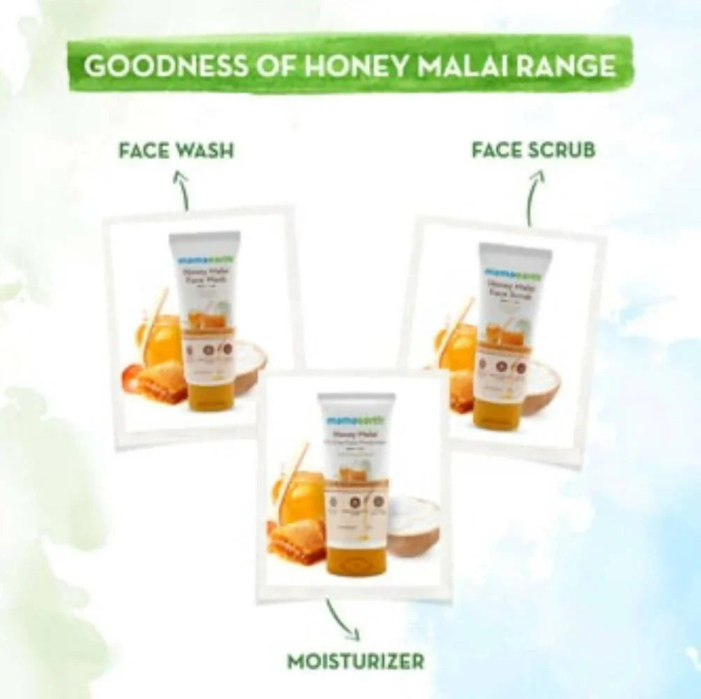 Mamaearth Honey Malai Face Wash For Nourishing Glow -100 ml image 4