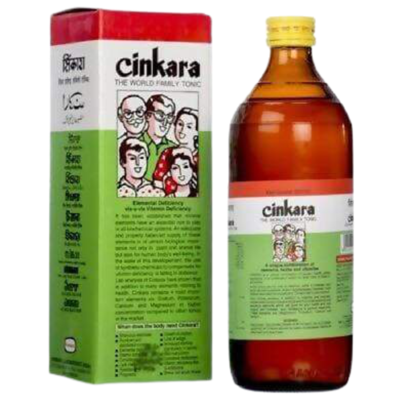 Hamdard Cinkara Multivitamin Syrup - 500 ml image 1