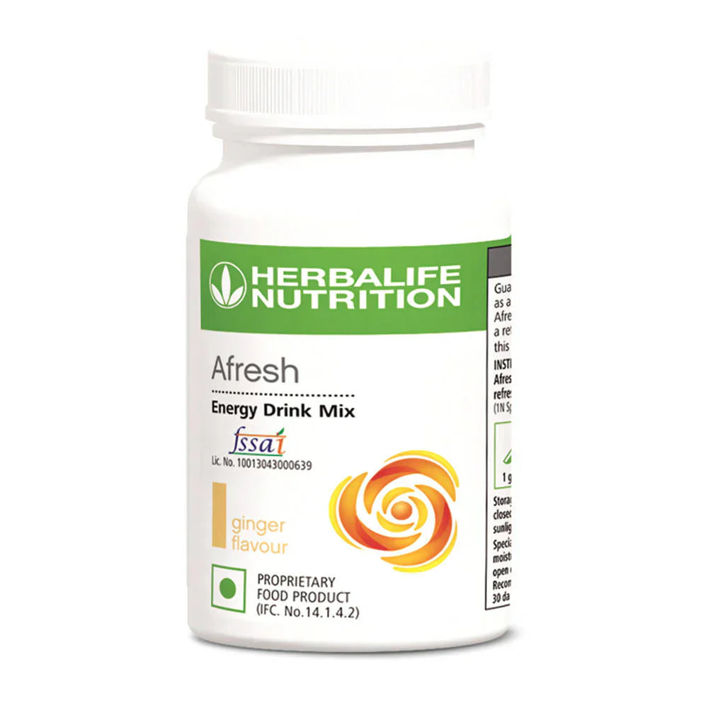 Herbalife Afresh Energy Drink-Ginger Flavour(50gm ) image 1