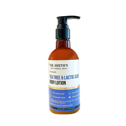 Dr. Sheth's Tea Tree & Lactic Acid Body Lotion-200 ml image 1