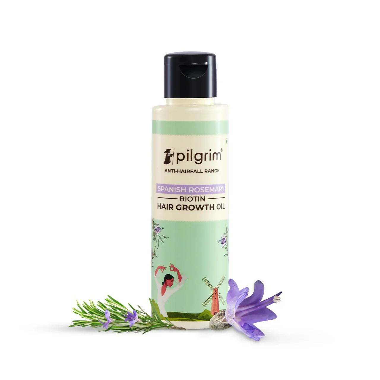 Pilgrim Spanish Rosemary & Biotin Hair Growth Oil-100 ml image 1