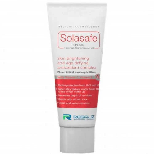 Regaliz Solasafe SPF 50+ Silicone Sunscreen Gel -50 gm image 3