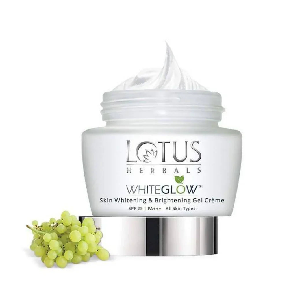 Lotus Herbals Whiteglow Skin Brightening Gel Creme SPF 25 PA+++ -40 gm image 2