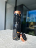 Meenakari Print Curve Black Copper Water Bottle - 1 Ltr image 4