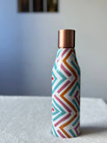 White Wine Copper Water Bottle - 1 Ltr image 2