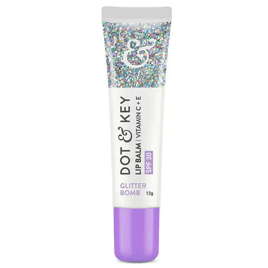 Dot & Key Glitter Bomb t Vitamin C + E & SPF 30 PA+++ Lip Balm -12 gm image 1
