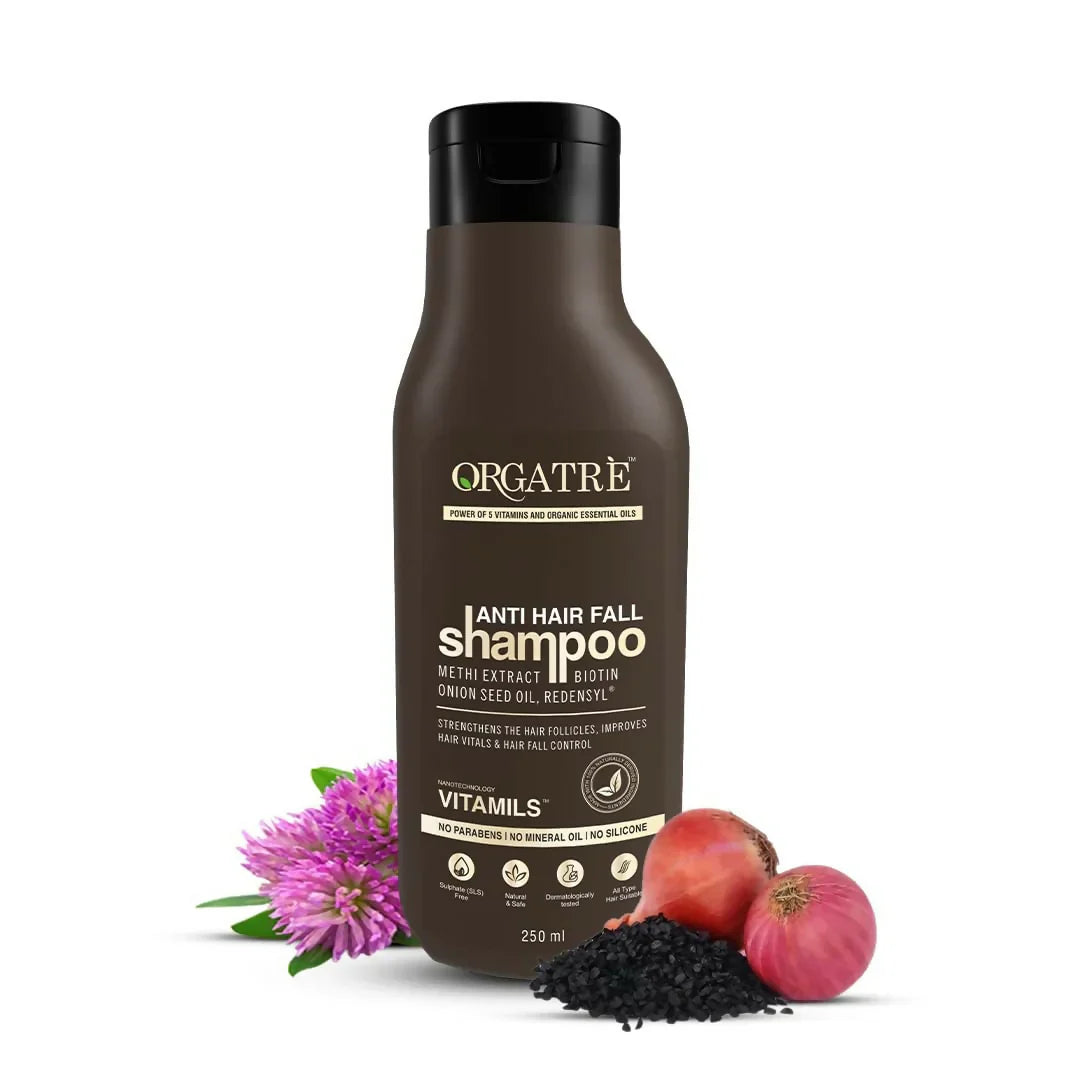 Orgatre Anti Hair Fall Shampoo For Hair Fall Dry & Frizzy Hairs -250 ml image 1