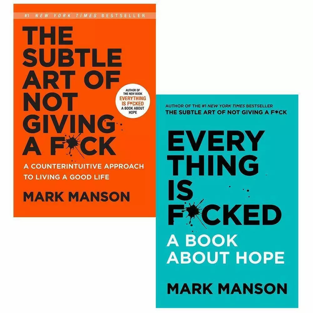Mark Manson Book Set: The Subtle Art of Not Giving a Fck & Everything is Fcked – Boxed Edition image 1