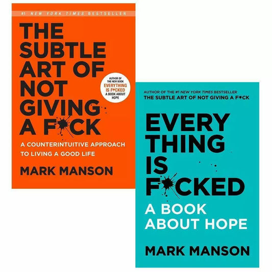 Mark Manson Book Set: The Subtle Art of Not Giving a Fck & Everything is Fcked – Boxed Edition image 1