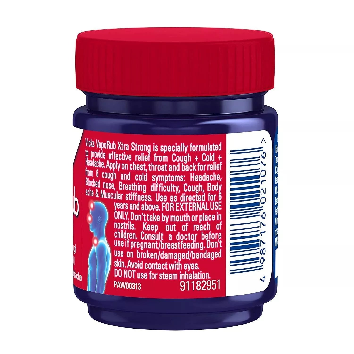 Vcicks VapoRub Xtra Strong, 50 ml (pack of 3) image 3