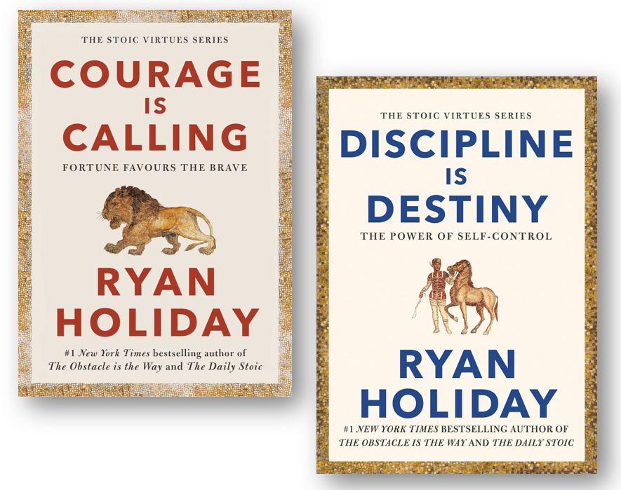 Ryan Holiday- Courage Is Calling, Discipline Is Destiny 2 Books image 1