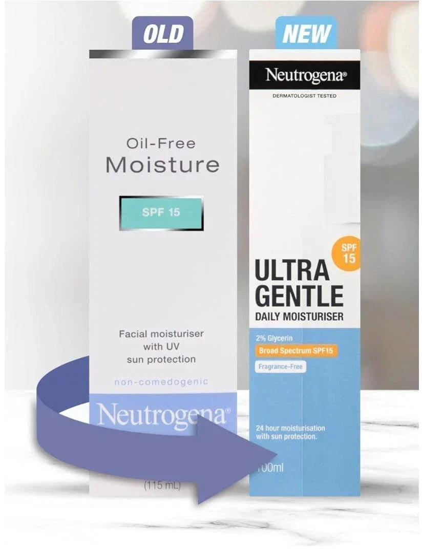 Neutrogena Oil Free Face Moisturizer SPF 15 For Long Lasting - 100ml image 3