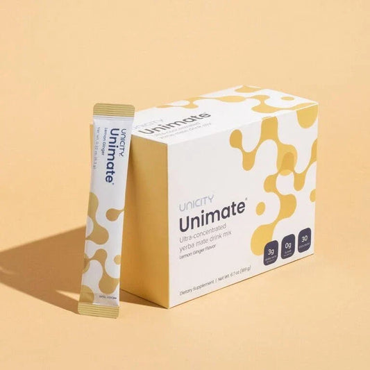 Unicity Unimate Yerba Mate Supplement LEMON GINGER 30 Pack image 1