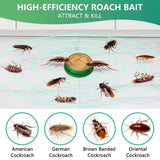 Roach Killer Cockroach Traps for Indoor & Outdoor Infestation Control pack of 12 image 5