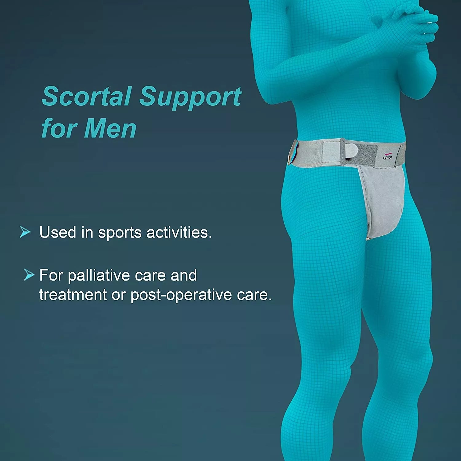 TYNOR scrotal support for Men - Gray image 4