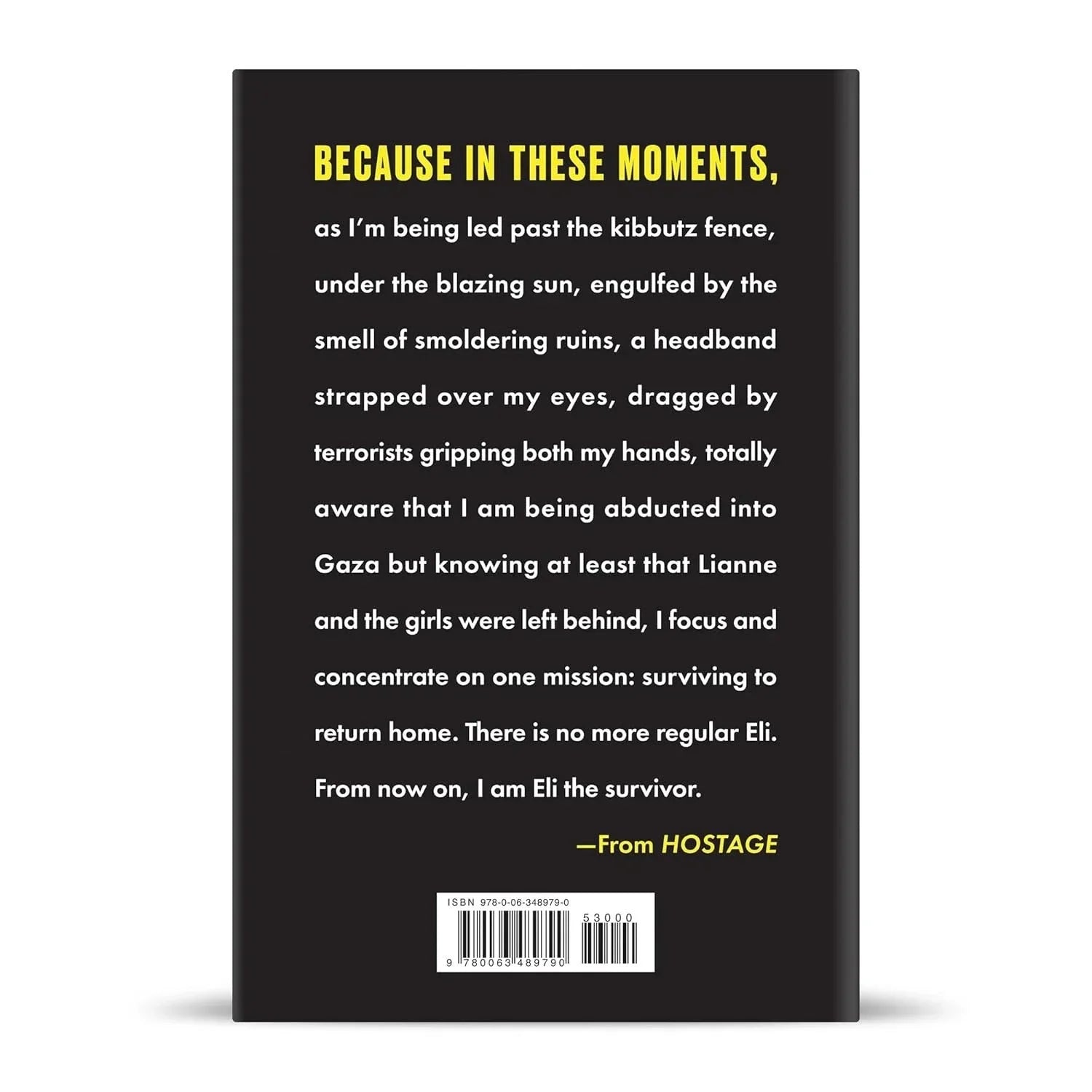 Hostage :- paperback image 2