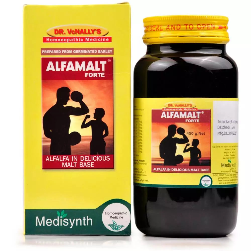 Medisynth Alfamalt Forte Malt sizes:: 450gm image 1