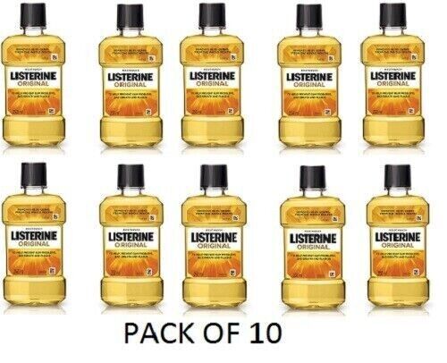 LISTERINE Mouthwash- 250 ml-  pack of 10 image 1