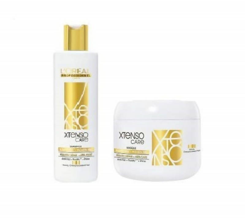L'oreal Paris Professionnel Xtenso Care Shampoo & Mask - Combo image 3