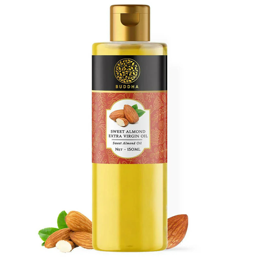 Buddha Natural Extra Virgin Cold Pressed Sweet Almond Oil -150 ml image 1