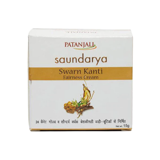 Patanjali Saundarya Swarna Kanti Fairness Cream -50gm - Pack of 5 image 1