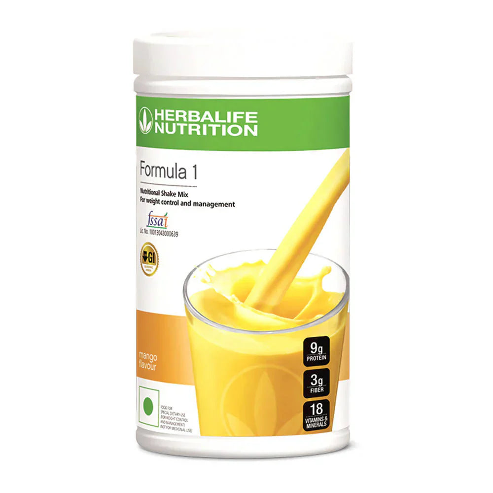 Herbalife Nutrition Formula 1 Nutritional Shake Mix Mango Flavour - 500g image 1