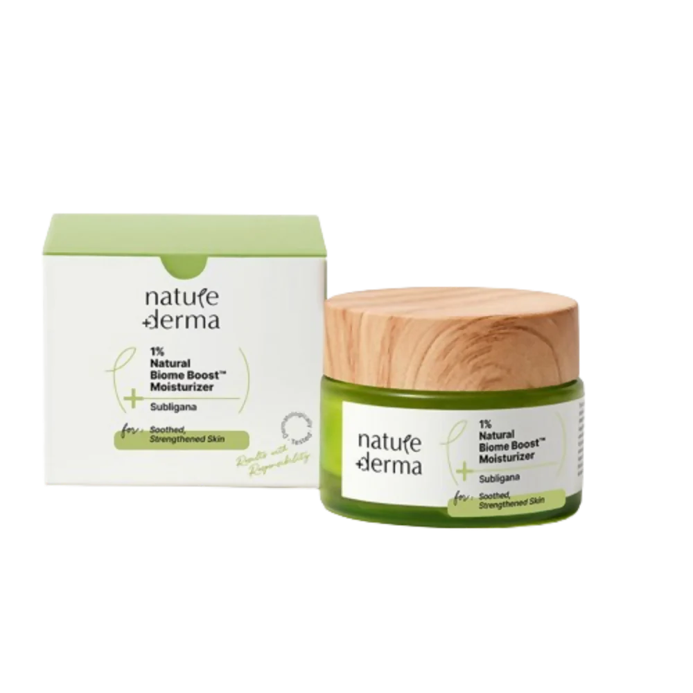 Nature Derma 1% Natural Biome-Boost Moisturizer -15 ml image 1