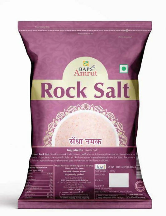 Baps Amrut Rock Salt -500 gm image 1